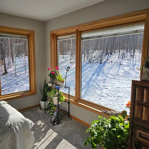 Cabin Window Photo